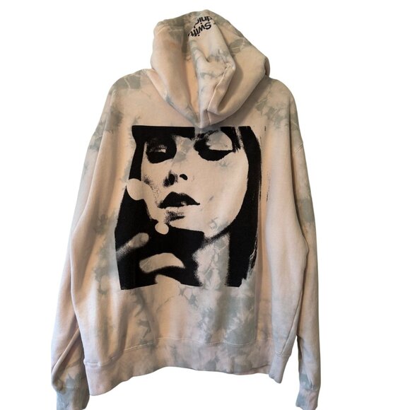 Taylor Swift Midnights Tie Dye Hoodie Graphic Print Cotton Blend Unisex Cozy - Picture 2 of 9